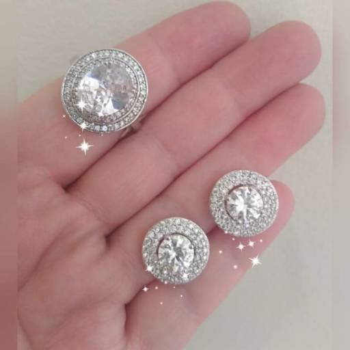 Rodhium branco e zircônias por Laís Faganello SemiJóias