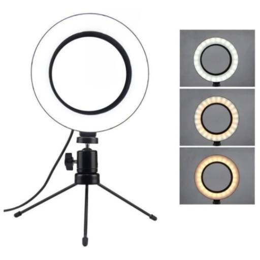 ILUMINADOR RING LIGHT 6POL. COM TRIPE P por Senhor Smart - Curitiba 