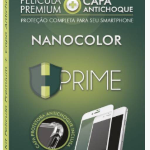 Película Premium HPrime Apple IPhone Xs Max - [Preto] - Kit NanoColor (Acompanha Capa Protetora) por Senhor Smart - Curitiba 