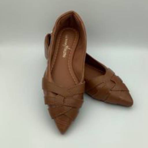 Sapatilha croco fitas cruzadas Palma por Geovana Freitas Calçados