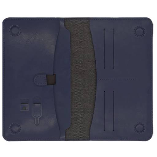 Travel Organizer Midnight Blue – Capa para Passaporte & Smartphone por Senhor Smart - Curitiba 
