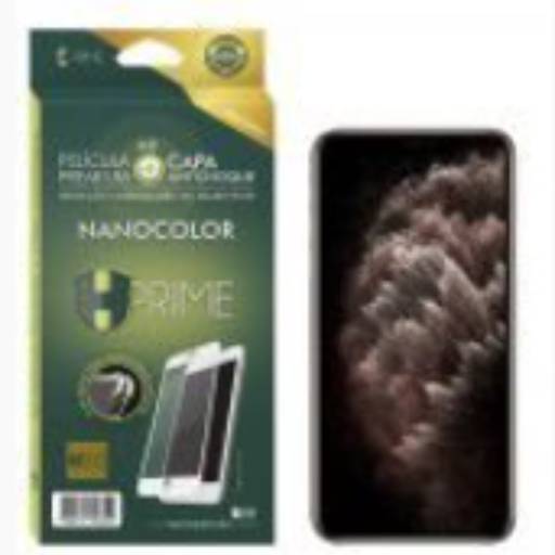 Película Premium HPrime Apple IPhone 11 Pro Max - [Preto] - Kit NanoColor (Acompanha Capa Protetora) por Senhor Smart - Curitiba 