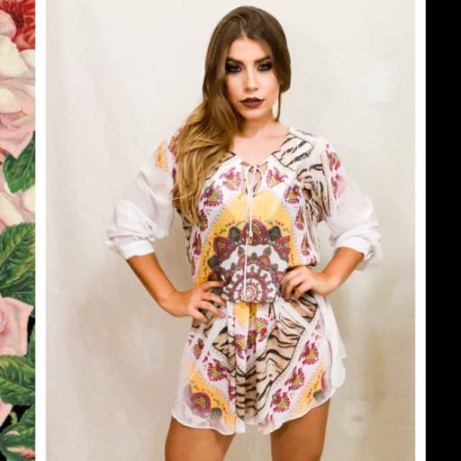 Vestido Manga Longa MOIKANA