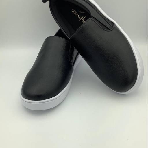 Tênis slip Napa Preto por Geovana Freitas Calçados