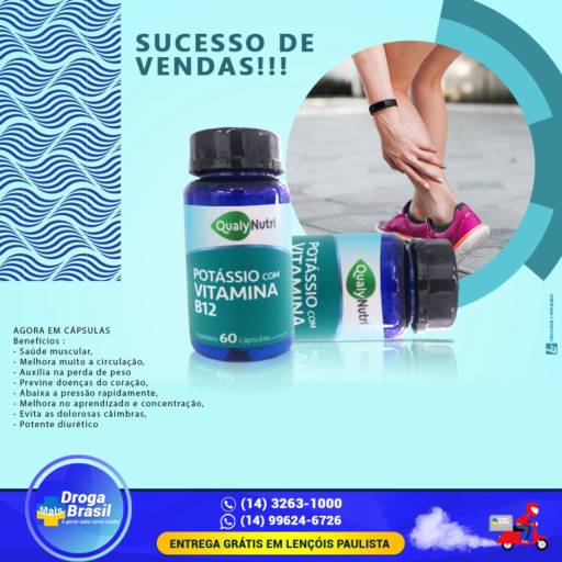 Potássio com vitamina B12