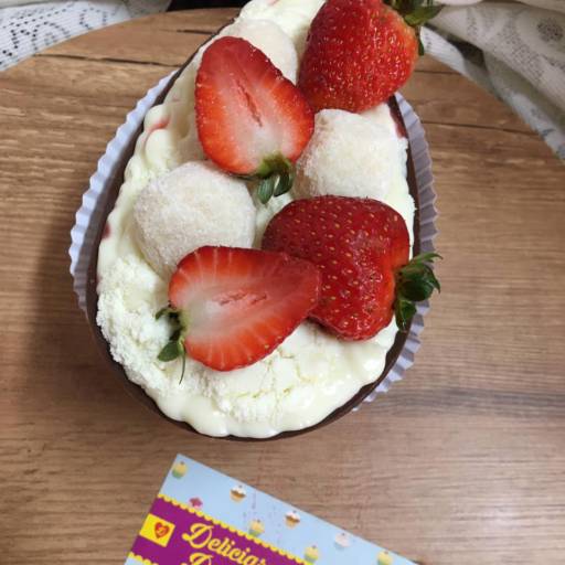 Leite ninho com brigadeiro de morango 250 grs em Bauru, SP por Delícias Demarchi