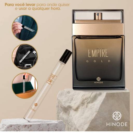 Empire Gold Hinode por Suzi Carneiro - Perfumaria, Moda, Lingerie e Variedades