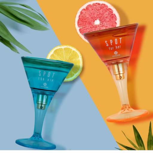 Perfumes Spot For Him/Her Hinode por Suzi Carneiro - Perfumaria, Moda, Lingerie e Variedades