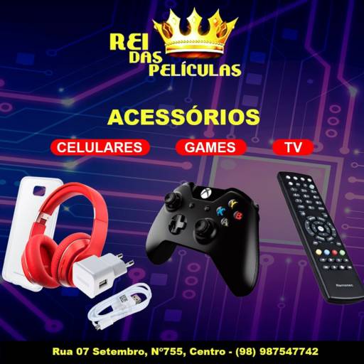 Acessórios - Celulares - Games e TV's por Rei Das Peliculas