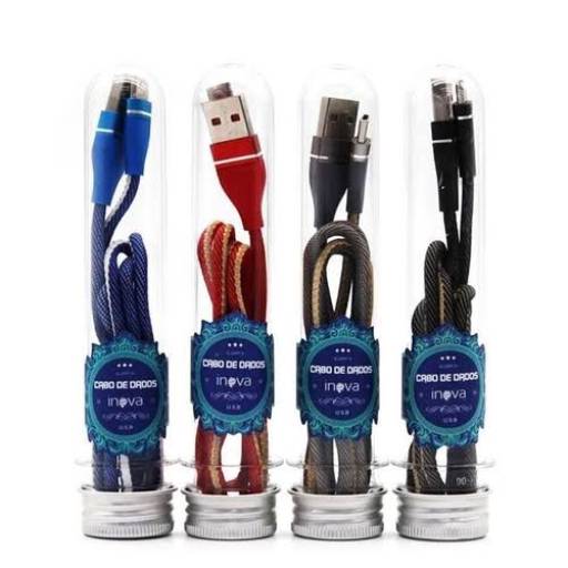 Cabo de Celular Rápido Reforçado V8 Inova  em Bauru por Senhor Vintage - Presentes, Eletrônicos e Acessórios em Bauru