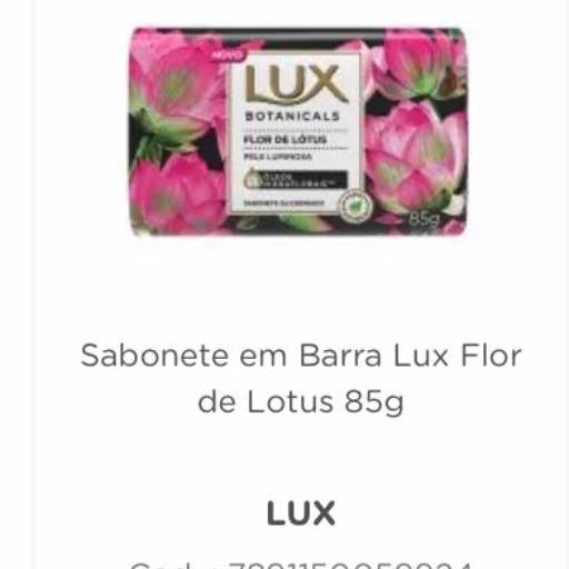 Sabonete em Barra Lux Flor de Lotus por Lucma Beleza