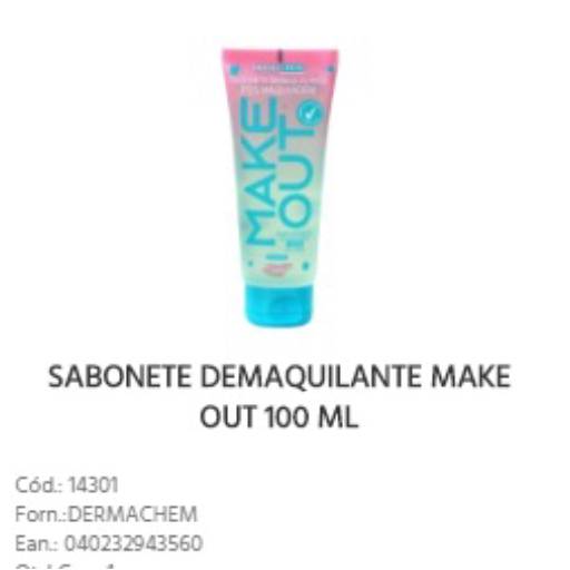 Sabonete Demaquilante Pós Maquiagem Dermachem por Lucma Beleza