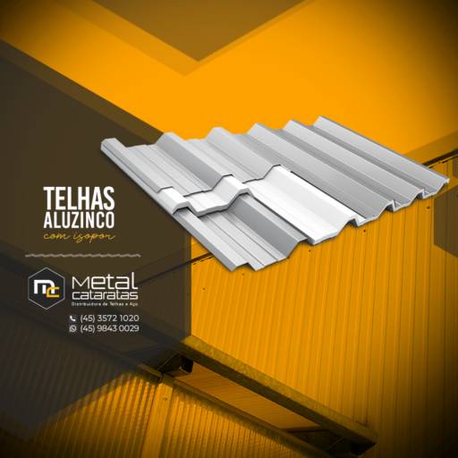 Comprar o produto de Cobertura de telhas termoacústicas em Construção pela empresa Metal Cataratas em Foz do Iguaçu, PR por Solutudo
