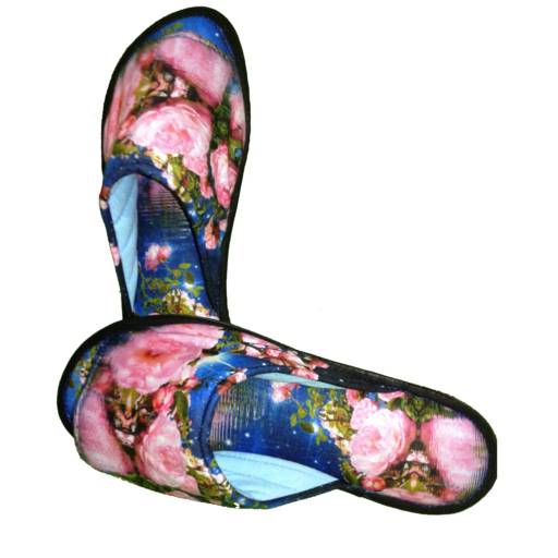 Chinelo De Quarto Aberto Feminino Floral Cod 267 por Chinelize Personalizados