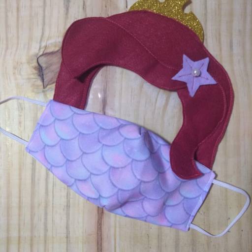Máscaras infantis com viseira de diversos Personagens por Mon Petit Ateliê