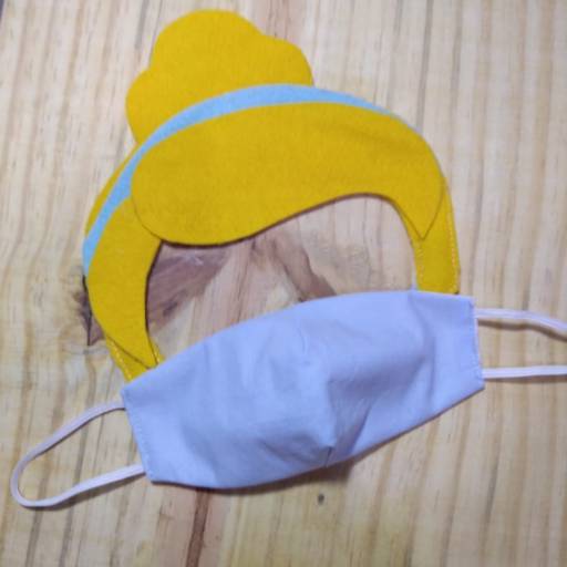 Máscaras infantis com viseira de diversos Personagens por Mon Petit Ateliê