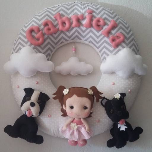 Guirlanda porta Maternidade  por Mon Petit Ateliê