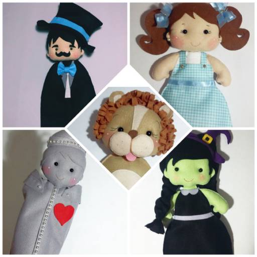 Fantoches Mágico de Oz por Mon Petit Ateliê