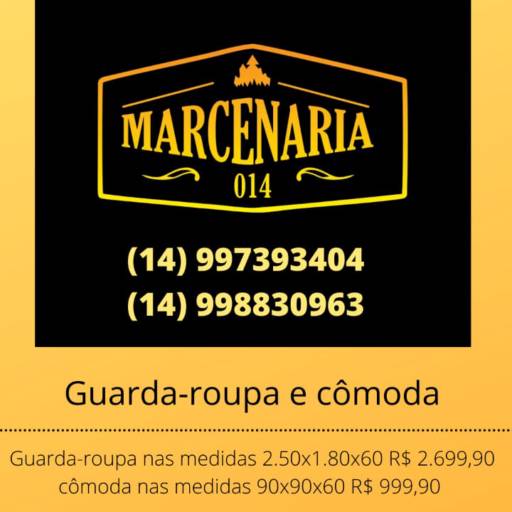 Promoção: Guarda-roupa e Cômoda  por Marcenaria 014 Avaré 