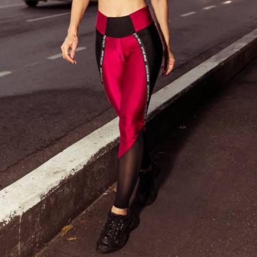 Legging em Trilobal Fit - Desejo com Preto por Suzi Carneiro - Perfumaria, Moda, Lingerie e Variedades