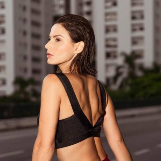 Top em Trilobal Fit - Desejo com Preto por Suzi Carneiro - Perfumaria, Moda, Lingerie e Variedades