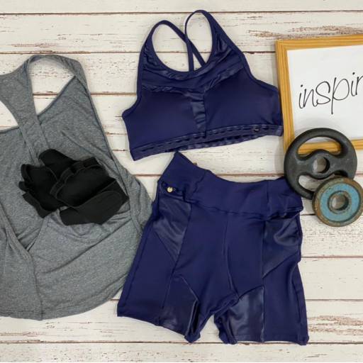 Top com bojo em Suplex - Sideral  por Suzi Carneiro - Perfumaria, Moda, Lingerie e Variedades