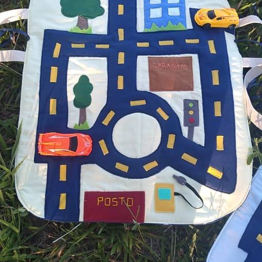 Bolsa pedagógica Pista de Carrinhos por Mon Petit Ateliê