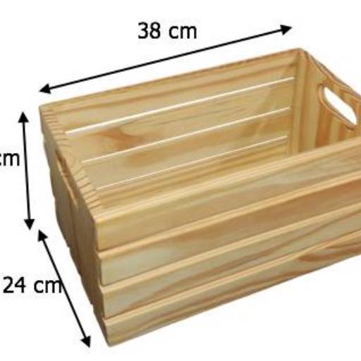 Caixote de Feira Pequeno por Aujocaria