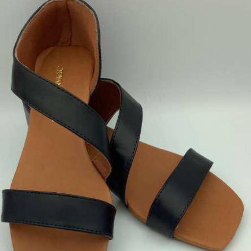 Rasteirinha Basic Confort Preto por Geovana Freitas Calçados