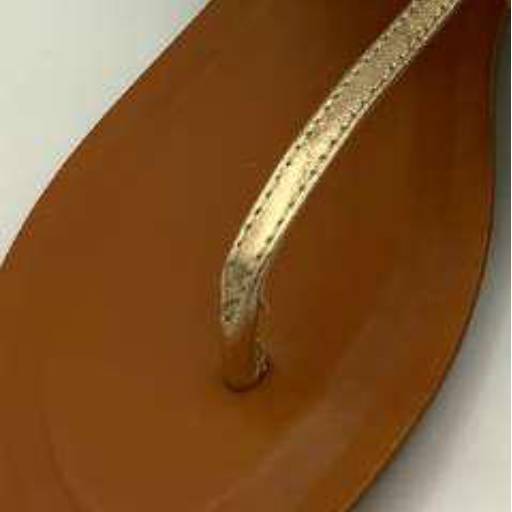 Rasteirinha Cristal Açafran/ Pink / Lemon por Geovana Freitas Calçados