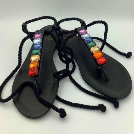 Rasteirinha Conhaque Color por Geovana Freitas Calçados