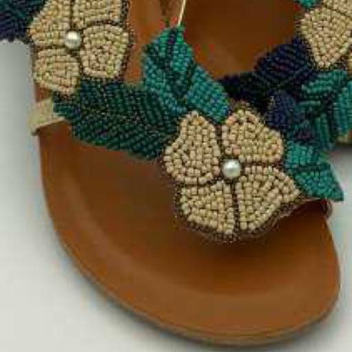 Rasteirinha Metalic Vermelho por Geovana Freitas Calçados