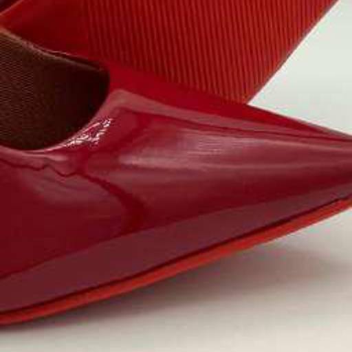 Scarpin Verniz Preto Solado Borracha 9cm por Geovana Freitas Calçados