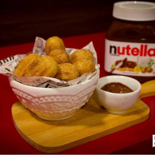 Mini Churros de Nutella por Brasa Hamburgueria Artesanal 
