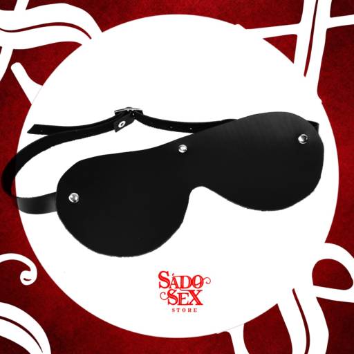 Venda para os olhos em couro sintético