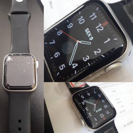 Troca de vidro de Apple Watch