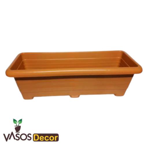 FLOREIRA RETANGULA COLORIDA por Vasos Decor