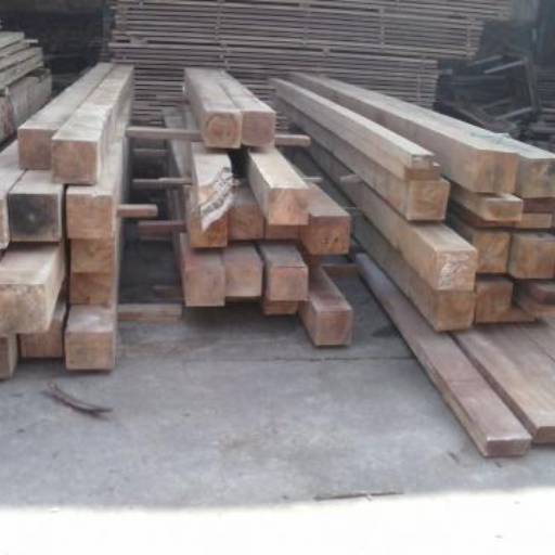 Quadrados de madeira cambara por Madeiras Brasil Madeiras Decks Pergolados e Portas