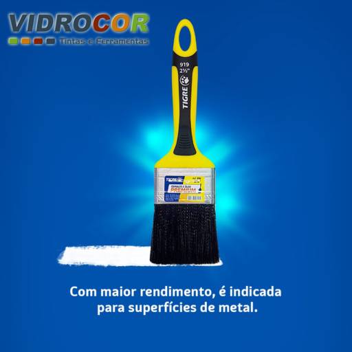 Trincha Tigre 919 2 1/2'' Loja de tintas em São Manuel