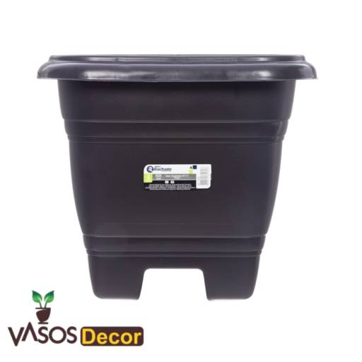 VASOS QUADRADOS PRETO  por Vasos Decor