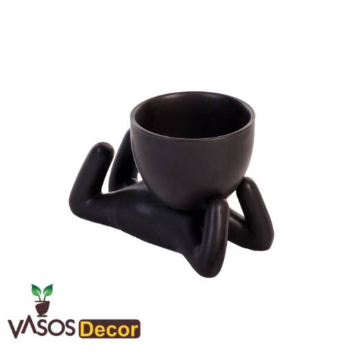 CACHEPO MASCARA PENSANDO por Vasos Decor