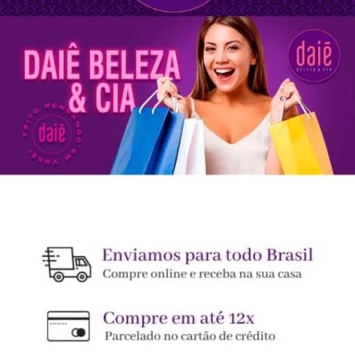  Todo site com 10% de desconto em produtos não promocionais! por Daie Beleza & Cia