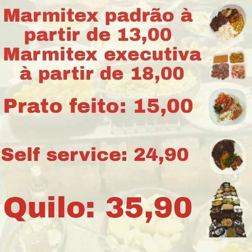 Marmitas, self service e prato feito por Restaurante Sabor Legal