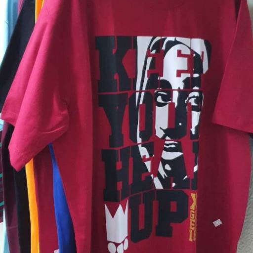 Camiseta Vermelha XXL  por Loja Mentblindada 014 