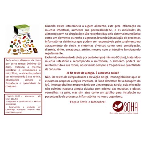 Teste de Intolerância alimentar mediada por IgG por Dra Mariana Cavalcanti