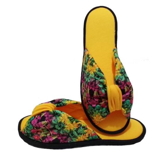 Chinelo De Quarto Feminino Franzido Cod 334 por Chinelize Personalizados