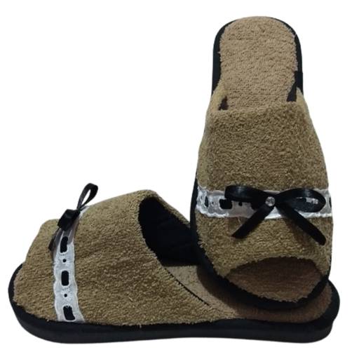 Chinelo De Quarto Aberto Feminino Atoalhado por Chinelize Personalizados