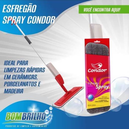 Esfregão Spray Condor  por Bom Brilho - Produtos de Limpeza
