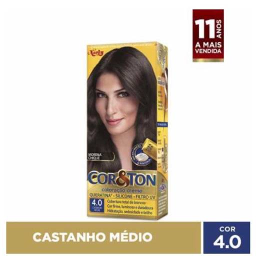 Tinta para Cabelo Castanho Médio