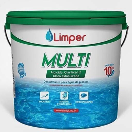 Cloro Mult Limper 10Kg em Campo Grande, MS por Masarahouse Comercio de Produtos de Limpeza Piscina e Descartáveis